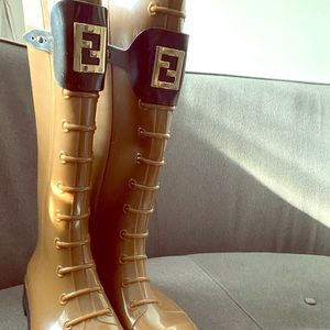 Fendi rain boots